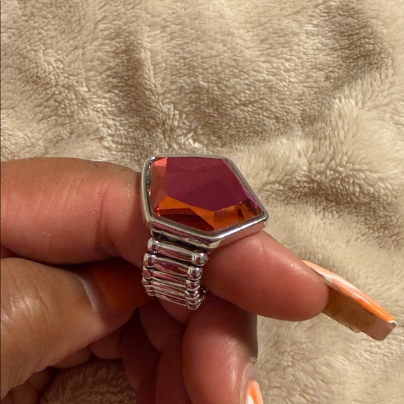 NWT Purple & Silver Geometric Ring(Last One) - Picture 5 of 5